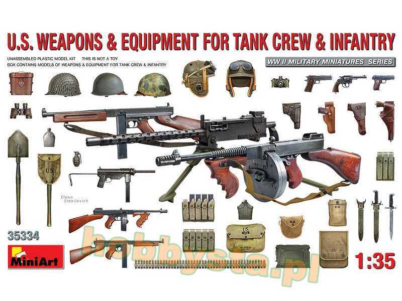 Broń i wyposażenie amerykańskiej piechoty i czołgistów - zdjęcie 1