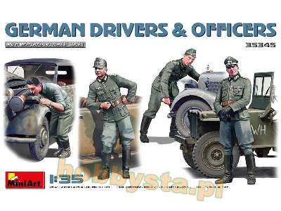 Niemieccy kierowcy i oficerowie - II W.Ś. - zdjęcie 1
