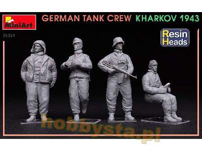 Niemieccy czołgiści - Charków 1943 - żywiczne głowy - zdjęcie 10