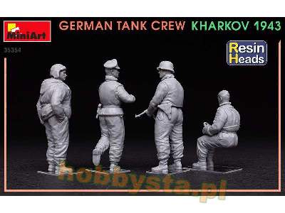 Niemieccy czołgiści - Charków 1943 - żywiczne głowy - zdjęcie 12