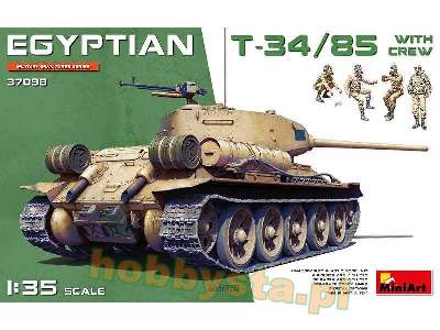 Egipski T-34/85 z załogą - zdjęcie 1