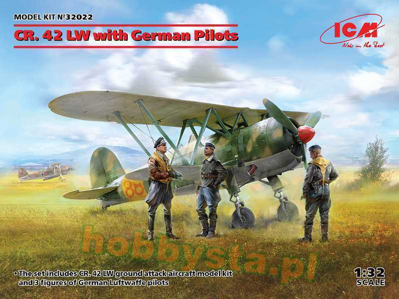 CR. 42 LW z niemieckimi pilotami - zdjęcie 1 CR. 42 LW z niemieckimi pilotami - zdjęcie 1