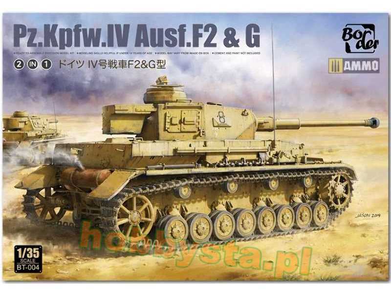 Pz.Kpfw.IV Ausf.F2 G wczesna wersja - 2 w 1 - zdjęcie 1 Pz.Kpfw.IV Ausf.F2 G wczesna wersja - 2 w 1 - zdjęcie 1