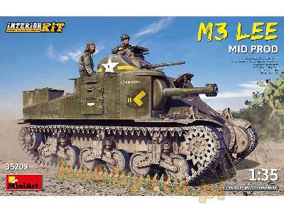 M3 Lee - środkowa produkcja - model z wnętrzem - zdjęcie 1
