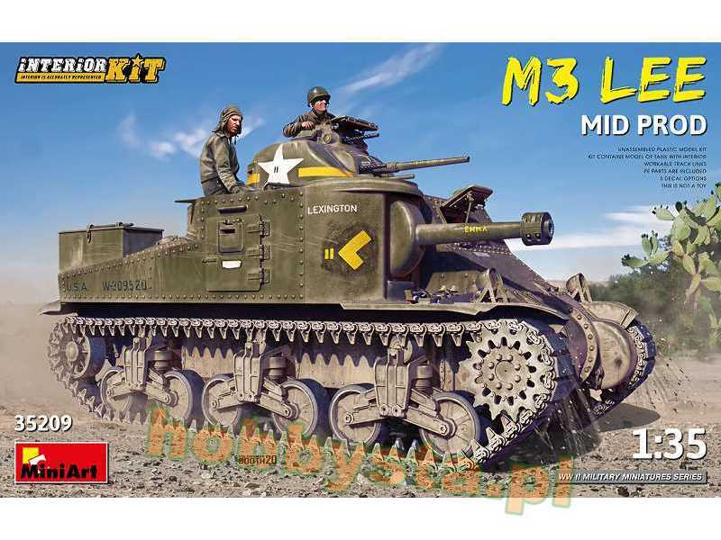 M3 Lee - środkowa produkcja - model z wnętrzem - zdjęcie 1 M3 Lee - środkowa produkcja - model z wnętrzem - zdjęcie 1