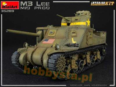 M3 Lee - środkowa produkcja - model z wnętrzem - zdjęcie 3