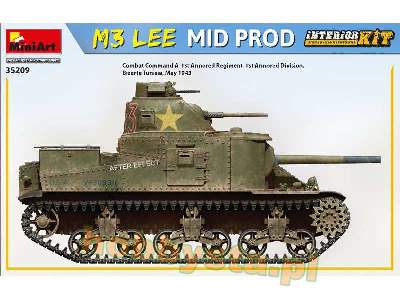 M3 Lee - środkowa produkcja - model z wnętrzem - zdjęcie 10