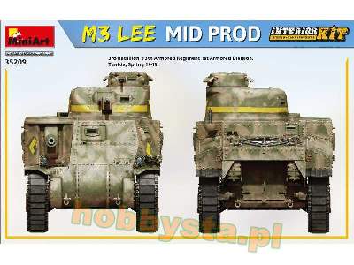 M3 Lee - środkowa produkcja - model z wnętrzem - zdjęcie 13
