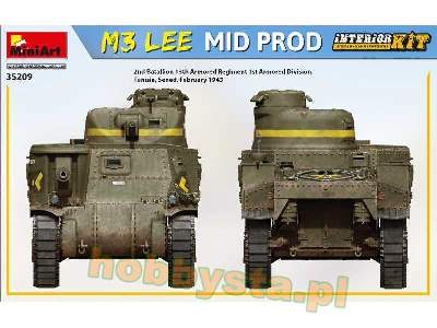 M3 Lee - środkowa produkcja - model z wnętrzem - zdjęcie 15