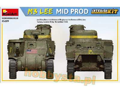 M3 Lee - środkowa produkcja - model z wnętrzem - zdjęcie 17