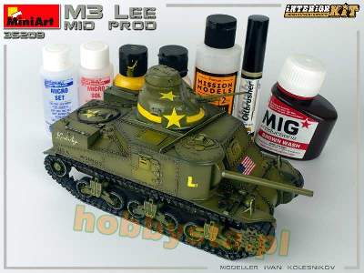 M3 Lee - środkowa produkcja - model z wnętrzem - zdjęcie 29