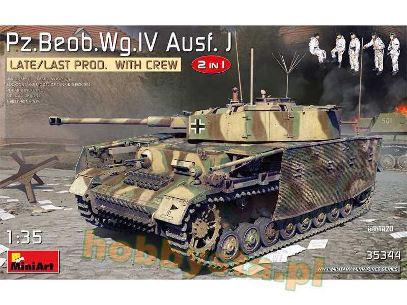 Pz.Beob.Wg.Iv Ausf. J Late/last Prod. 2 In 1 W/crew - zdjęcie 1