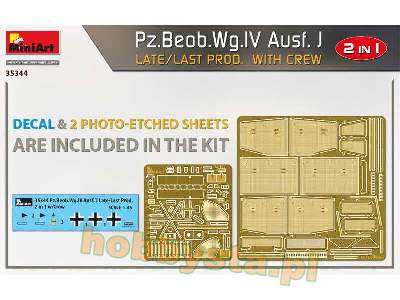 Pz.Beob.Wg.Iv Ausf. J Late/last Prod. 2 In 1 W/crew - zdjęcie 2