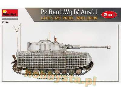Pz.Beob.Wg.Iv Ausf. J Late/last Prod. 2 In 1 W/crew - zdjęcie 24