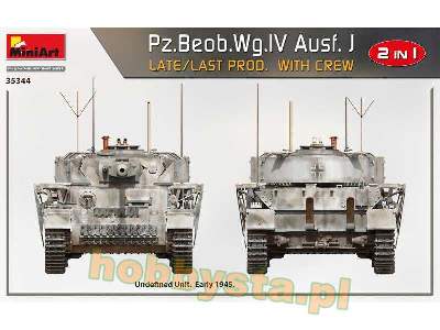 Pz.Beob.Wg.Iv Ausf. J Late/last Prod. 2 In 1 W/crew - zdjęcie 25