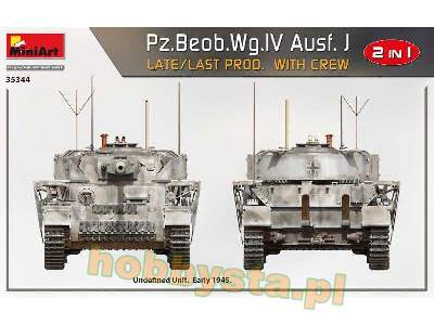 Pz.Beob.Wg.Iv Ausf. J Late/last Prod. 2 In 1 W/crew - zdjęcie 25