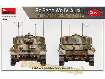 Pz.Beob.Wg.Iv Ausf. J Late/last Prod. 2 In 1 W/crew - zdjęcie 27