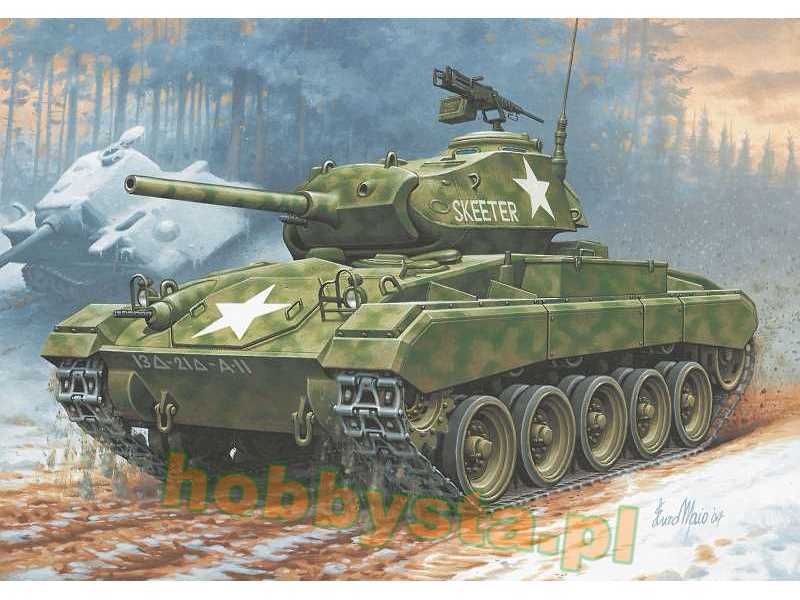 M24 Chaffee amerykański czołg lekki - II Wojna Światowa - zdjęcie 1 M24 Chaffee amerykański czołg lekki - II Wojna Światowa - zdjęcie 1