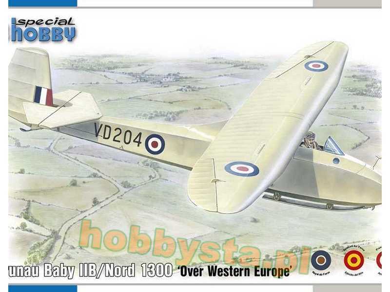 Grunau Baby IIB/Nord 1300 Over Western Europe - zdjęcie 1