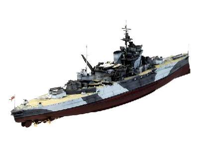 Pancernik HMS Warspite 1943 - okręt klasy Queen Elizabeth  - zdjęcie 8