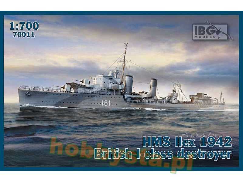 HMS Ilex 1942 brytyjski niszczyciel klasy I - zdjęcie 1 HMS Ilex 1942 brytyjski niszczyciel klasy I - zdjęcie 1