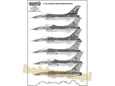 F-16a/Am/B/Bm In Portuquese Service - Generic Set - zdjęcie 2