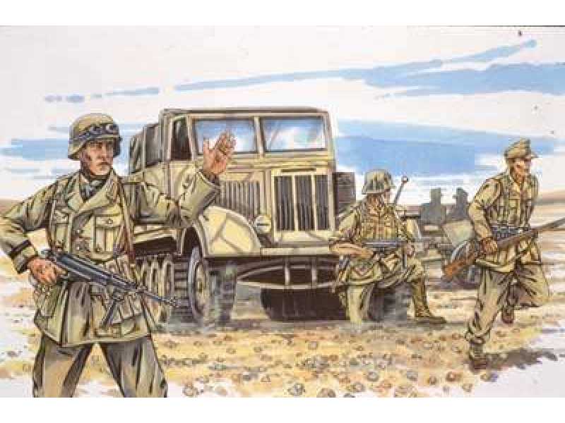 Sd.Kfz. 11, 7,5cm Pak, BMW R75 & Afrikakorps - zdjęcie 1 Sd.Kfz. 11, 7,5cm Pak, BMW R75 & Afrikakorps - zdjęcie 1