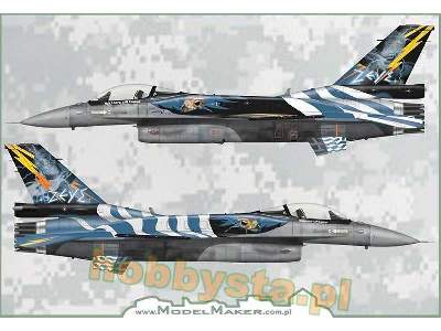 Greek F-16c Block 52 ZeUS Demo Team 2015 Decal + Masks - zdjęcie 7