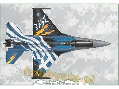 Greek F-16c Block 52 ZeUS Demo Team 2015 Decal + Masks - zdjęcie 8