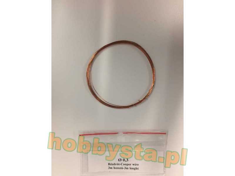 Copper Wire 0.3mm - zdjęcie 1 Copper Wire 0.3mm - zdjęcie 1