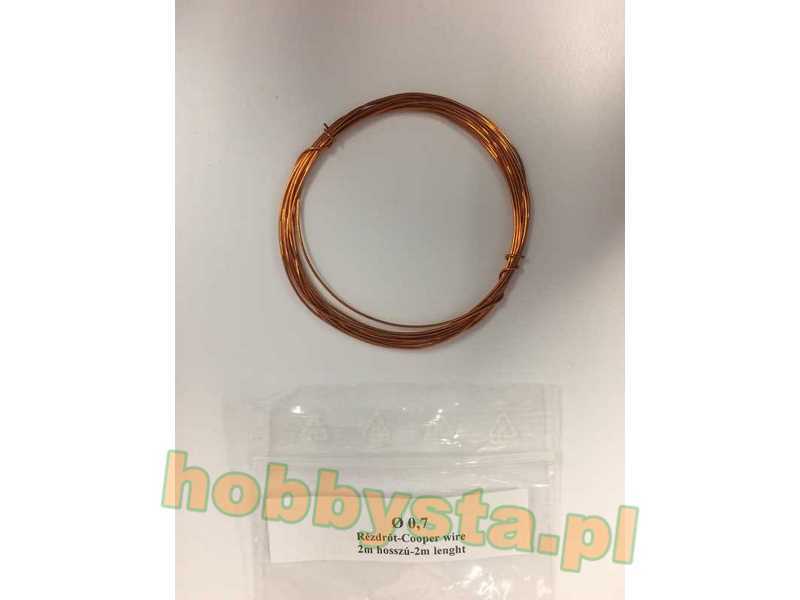 Copper Wire 0.7mm - zdjęcie 1 Copper Wire 0.7mm - zdjęcie 1