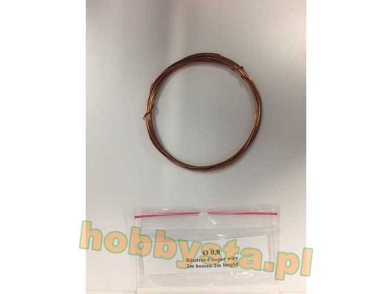 Copper Wire 0.8mm - zdjęcie 1 Copper Wire 0.8mm - zdjęcie 1