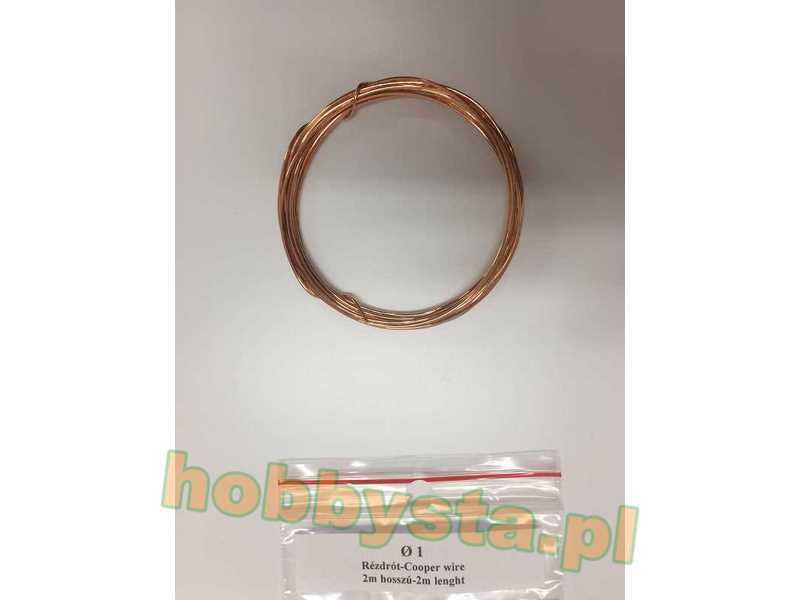 Copper Wire 1.0mm - zdjęcie 1 Copper Wire 1.0mm - zdjęcie 1