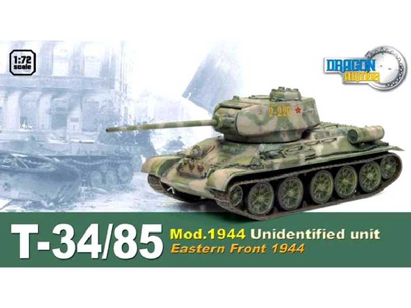 T-34/85 Mod. 1944 Unidentified Unit, Eastern Front 1944 - zdjęcie 1 T-34/85 Mod. 1944 Unidentified Unit, Eastern Front 1944 - zdjęcie 1