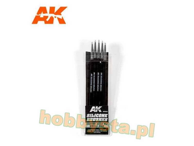 Silicone Brushes Medium Tip Small (5 Silicone Pencils) - zdjęcie 1 Silicone Brushes Medium Tip Small (5 Silicone Pencils) - zdjęcie 1