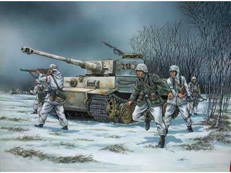 PzKpfw VI Tiger&German Infantry - zdjęcie 1 PzKpfw VI Tiger&German Infantry - zdjęcie 1
