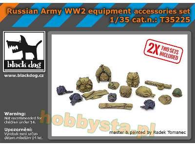 Russian Army WW2 Equipment Accessories Set - zdjęcie 1