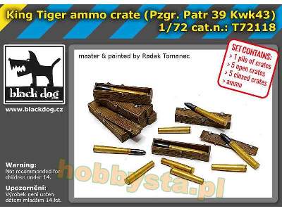 King Tiger Ammo Crate - zdjęcie 1