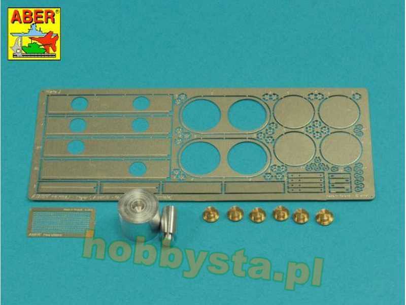 Tiger I,E Tunezyjski z 501 Abt.- Osłony filtrów powietrza - zdjęcie 1 Tiger I,E Tunezyjski z 501 Abt.- Osłony filtrów powietrza - zdjęcie 1