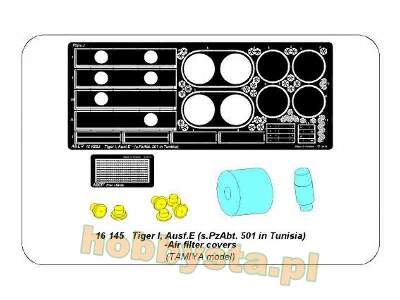 Tiger I,E Tunezyjski z 501 Abt.- Osłony filtrów powietrza - zdjęcie 17