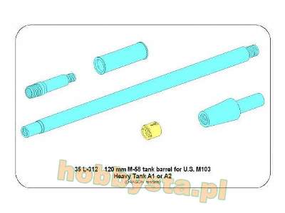 Lufa 120 mm M-58 do amerykańskiego czolgu M103 A1 i A2 - zdjęcie 13