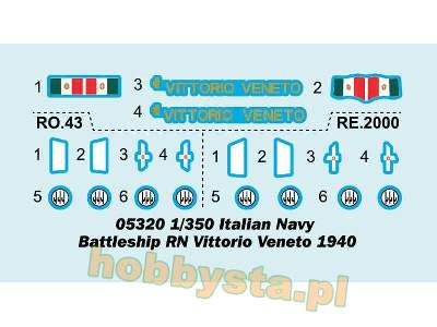 Rn Vittorio Veneto 1940 - włoski pancernik - zdjęcie 3