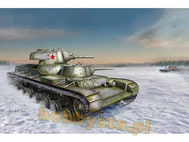 SMK ciężki czołg sowiecki z okresu II W.Ś. - zdjęcie 1