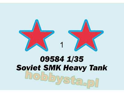 SMK ciężki czołg sowiecki z okresu II W.Ś. - zdjęcie 3