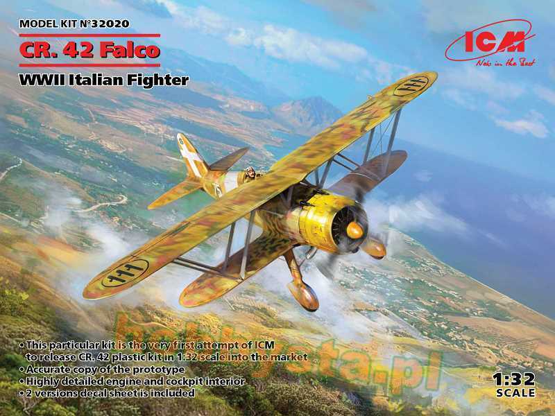 CR. 42 Falco włoski myśliwiec z okresu II W.Ś. - zdjęcie 1 CR. 42 Falco włoski myśliwiec z okresu II W.Ś. - zdjęcie 1