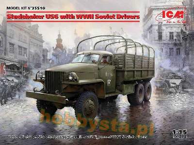 Studebaker US6 with WWII Soviet Drivers - zdjęcie 1