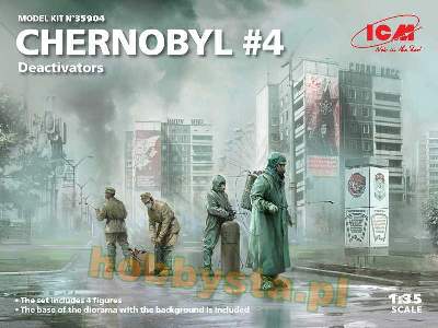 Czarnobyl 4 - Dezaktywatorzy - 4 figurki - zdjęcie 1