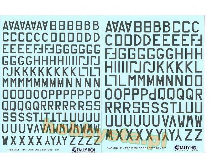 RAF Code Letters - zdjęcie 1 RAF Code Letters - zdjęcie 1