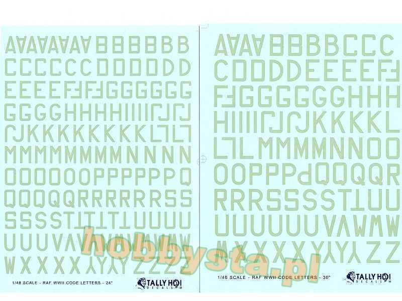 RAF Code Letters