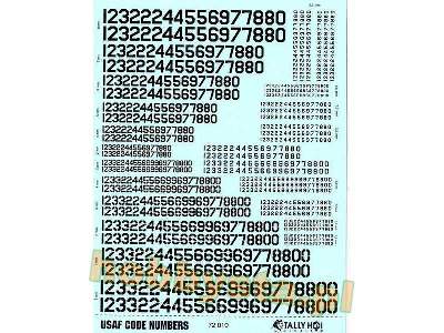 USAf Code Numbers - zdjęcie 1